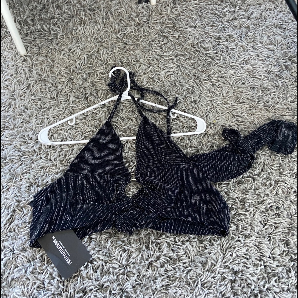 PLT Shimmer tie top